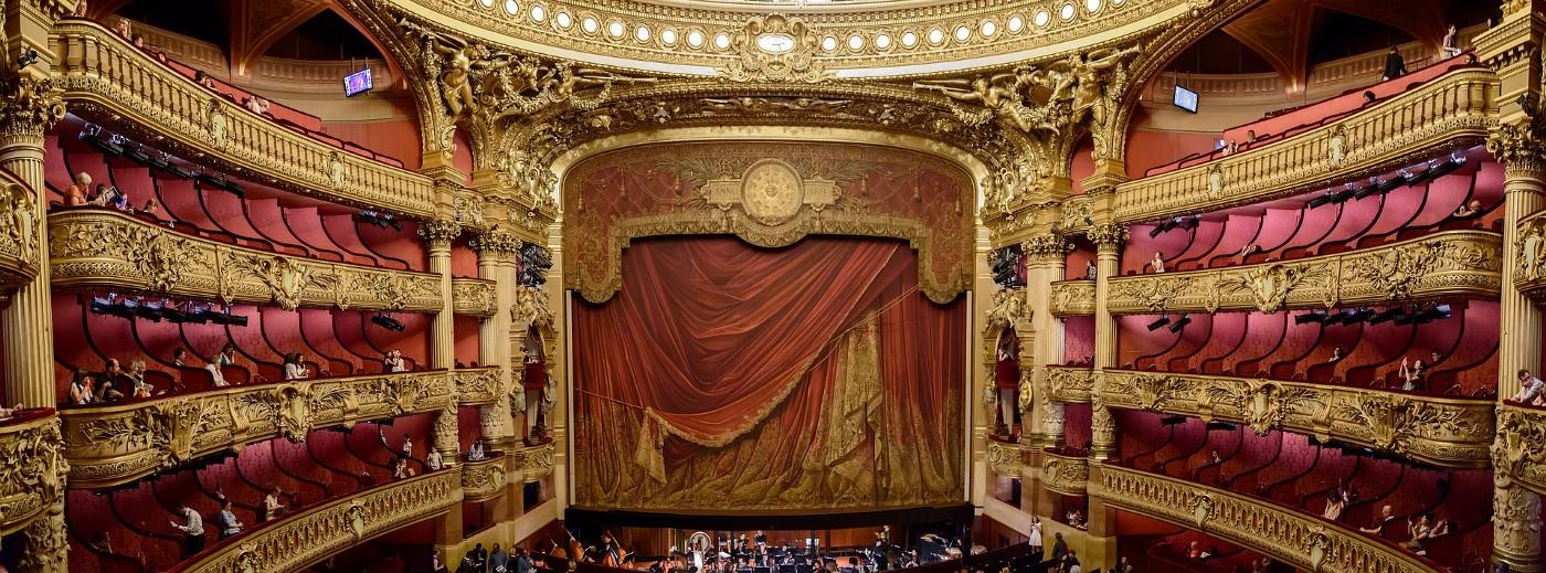 Picture of the inside of Garnier Opera in Paris